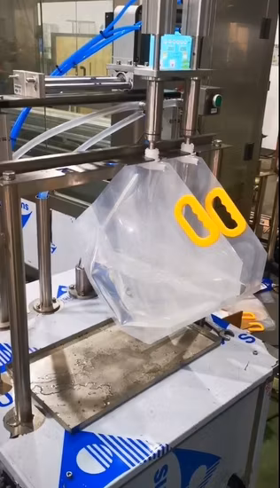 Doypack automático se levanta la máquina de embalaje de sellado de llenado de detergente líquido para ropa con bolsa con boquilla